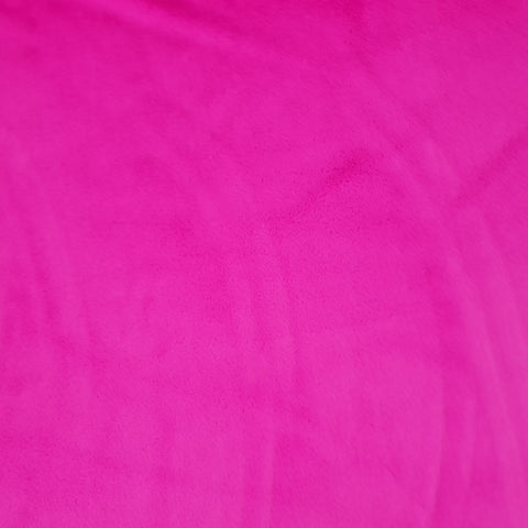 Fellimitat Plüsch Kurzhaar pink