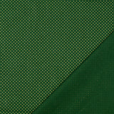 Baumwolle Dots grün gold
