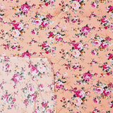 Baumwolle pink flowers