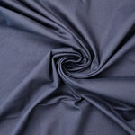 Baumwolle Stretch dunkelblau uni