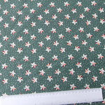Baumwolle Poplin grüne Sterne