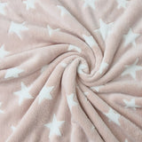 Fleece rosa stars