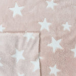 Fleece rosa stars