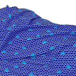 Lycra Badeanzugstoff blau Wal