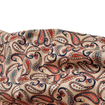 Baumwolle cream paisley