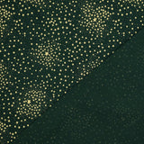 Baumwolle Poplin Sternhimmel dunkelgrün