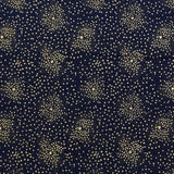 Baumwolle Poplin Sternhimmel dunkelblau